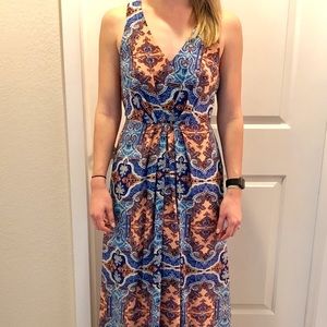 Patterned Maeve Silk Dress